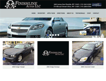 Tablet Screenshot of finishlinecredit.com